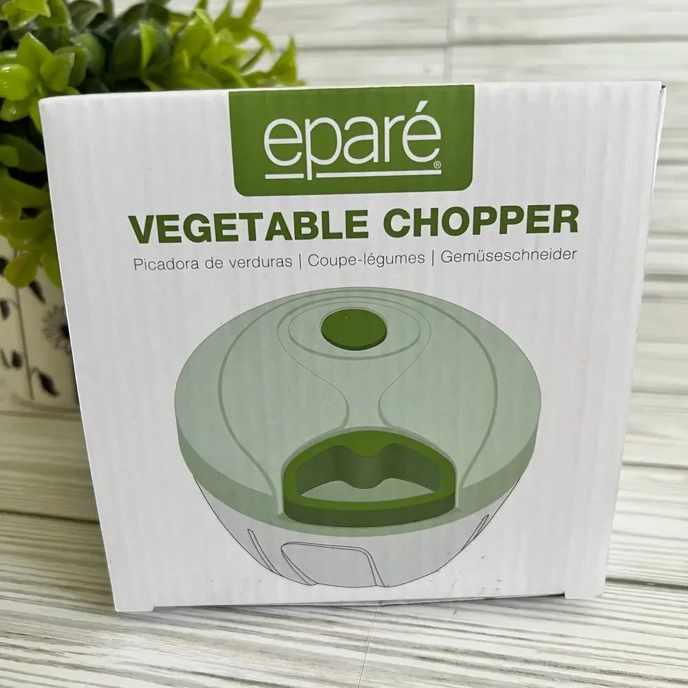 NIB Epare Vegetable Chopper Cutter Chopper Kitchenware 18 oz Capacity